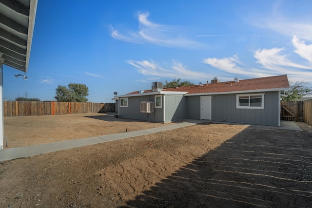 view of front of property with central AC unit