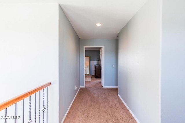 3455 Pine Mist Ct, Rosamond, CA 93560 - corridor with carpet flooring and recessed lighting