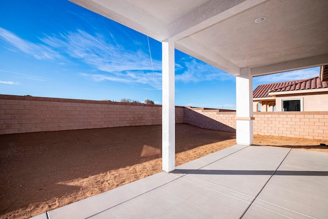 view of patio