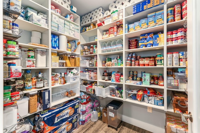 view of pantry
