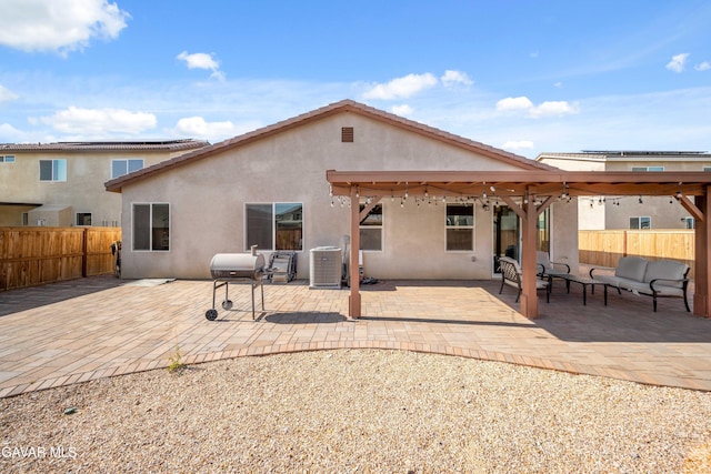 3432 Andrew Ave, Rosamond, CA 93560 - rear view of property with stucco siding and a patio