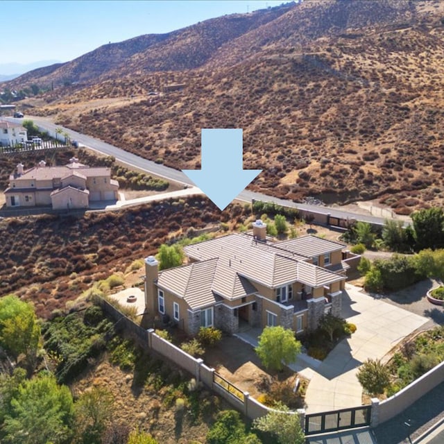 36406 Geiger Ave, Palmdale, CA 93551 - bird's eye view with a mountain view