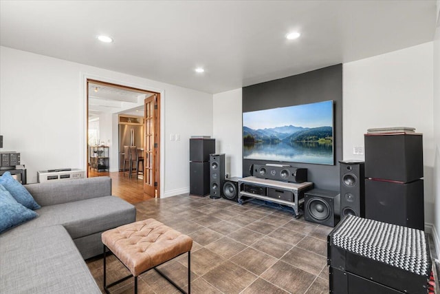 view of living room