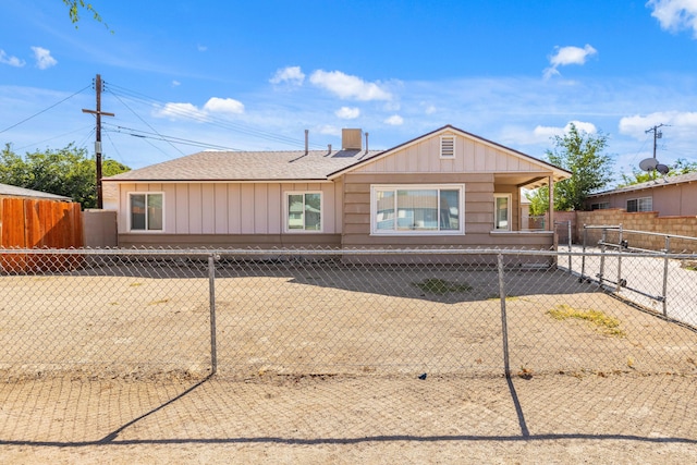 view of ranch-style home