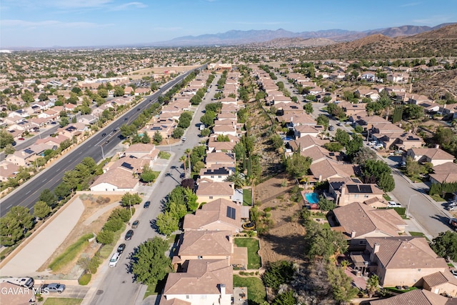 4148 Sungate Dr, Palmdale, CA 93551 - aerial view of property's location featuring nearby suburban area and a mountain backdrop