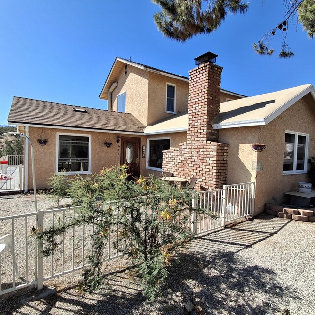 view of rear view of house