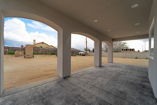 view of patio