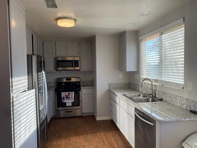 kitchen featuring dark hardwood / wood-style floors, sink, and stainless steel appliances