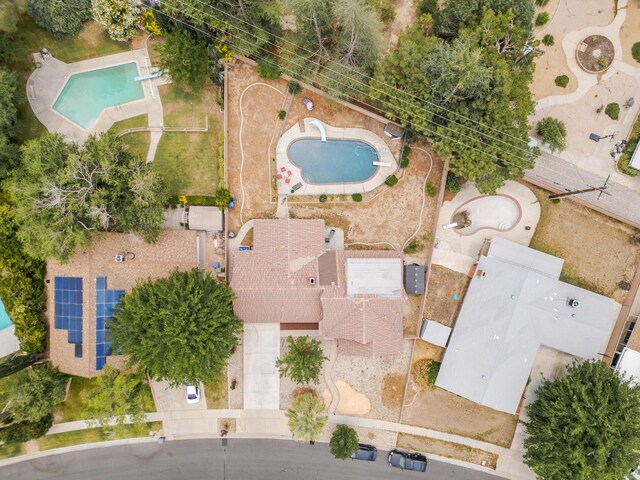 43818 Halcom Ave, Lancaster, CA 93536 - drone / aerial view of a pool