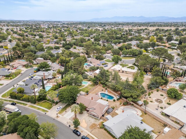 43818 Halcom Ave, Lancaster, CA 93536 - aerial perspective of suburban area featuring a mountainous background