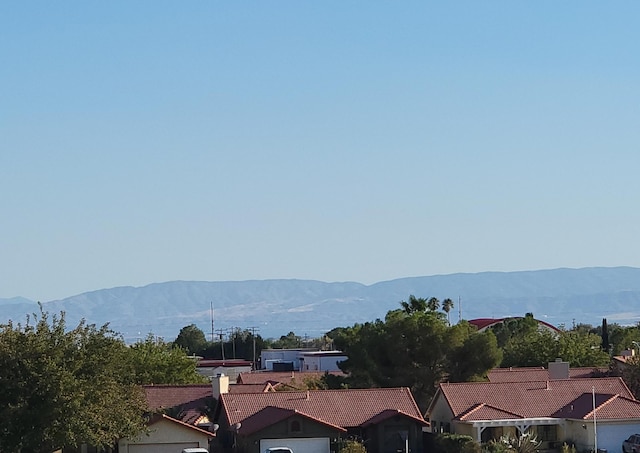 view of mountain feature