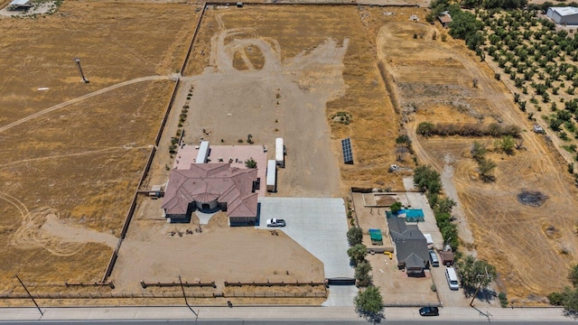 bird's eye view featuring a rural view