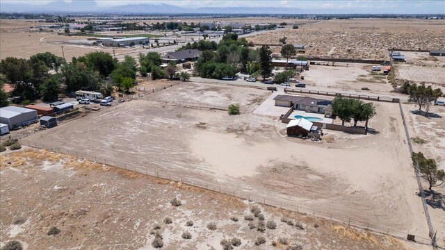 44850 E 43rd St, Lancaster, CA 93535 - aerial view of a desert landscape and a mountain backdrop