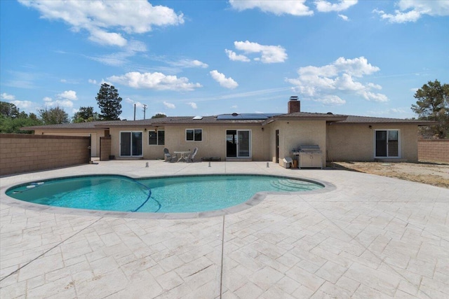 44850 E 43rd St, Lancaster, CA 93535 - view of pool featuring a patio and a fenced backyard