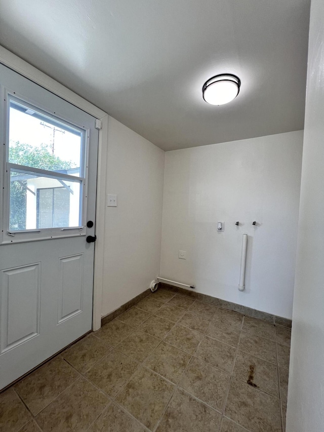 laundry area featuring washer hookup