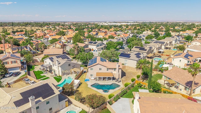 1776 Blackberry Ct, Palmdale, CA 93551 - aerial perspective of suburban area with a pool