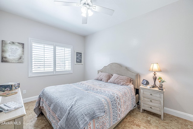 1776 Blackberry Ct, Palmdale, CA 93551 - bedroom featuring baseboards and ceiling fan