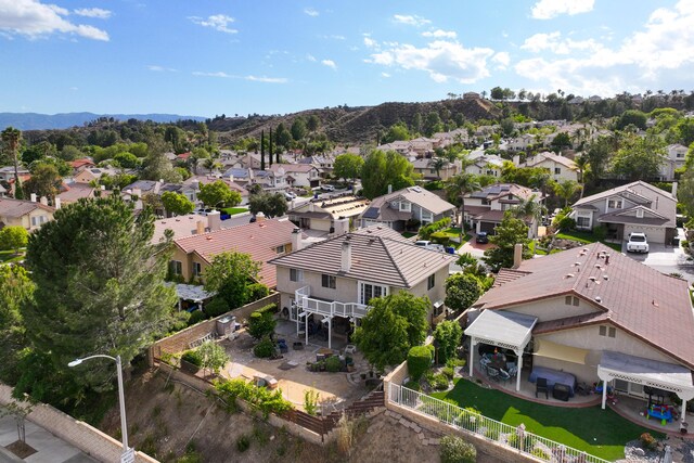 28314 Easton Ln, Saugus, CA 91350 - aerial perspective of suburban area with mountains
