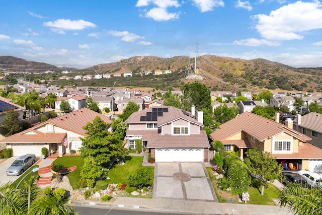 28314 Easton Ln, Saugus, CA 91350 - aerial perspective of suburban area with a mountainous background