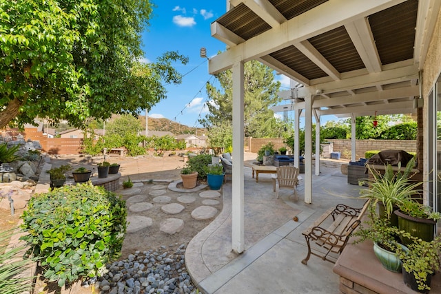 28314 Easton Ln, Saugus, CA 91350 - view of patio with grilling area