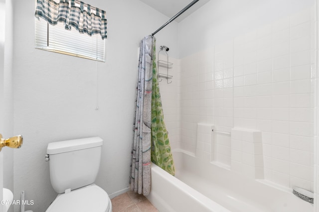 3167 Hampton Rd, Palmdale, CA 93551 - full bath featuring shower / bath combo and tile patterned flooring