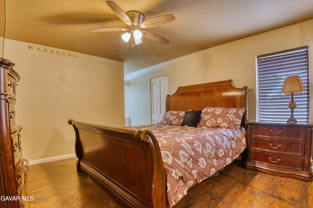 37214 Bunker Ct, Palmdale, CA 93550 - bedroom featuring wood finished floors and a ceiling fan