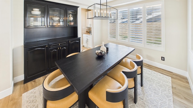 3929 Derby Cir, Quartz Hill, CA 93536 - dining space featuring baseboards and light wood-type flooring