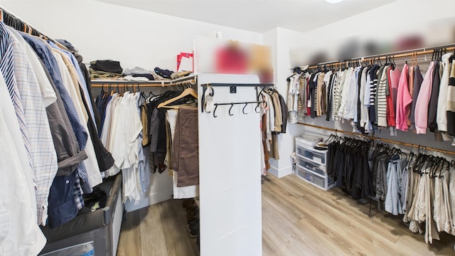 3929 Derby Cir, Quartz Hill, CA 93536 - walk in closet featuring wood finished floors