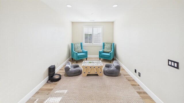 3929 Derby Cir, Quartz Hill, CA 93536 - living area featuring light wood finished floors and baseboards