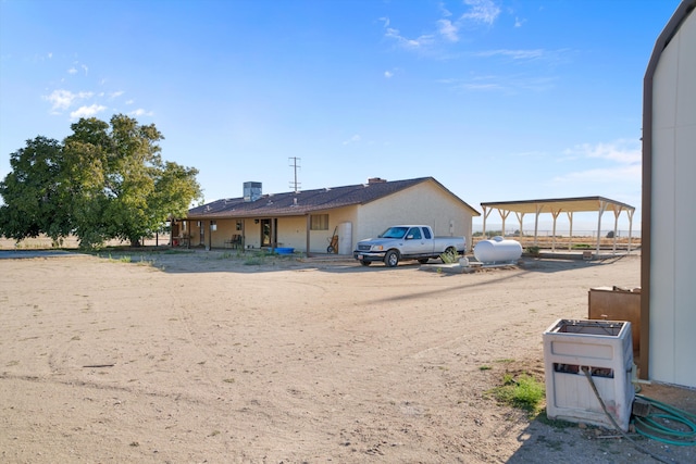 view of back of property