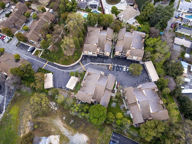 bird's eye view featuring a residential view