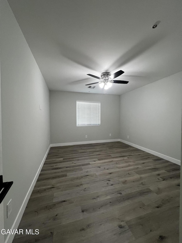 10165 E E Ave Unit S10, Littlerock, CA 93543 - empty room featuring wood finished floors and ceiling fan