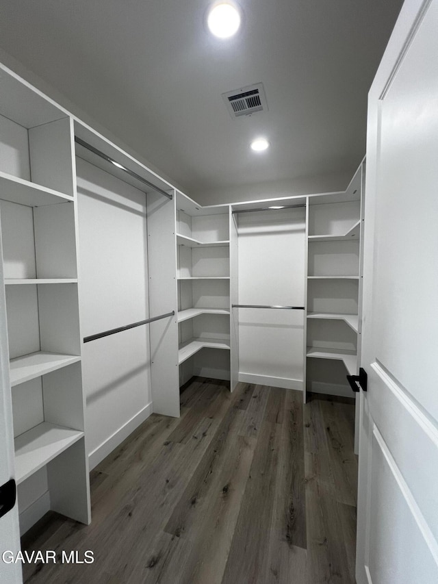 10165 E E Ave Unit S10, Littlerock, CA 93543 - walk in closet with dark wood-style floors