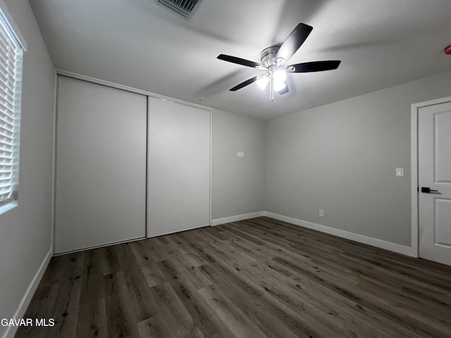10165 E E Ave Unit S10, Littlerock, CA 93543 - spare room with wood finished floors and a ceiling fan