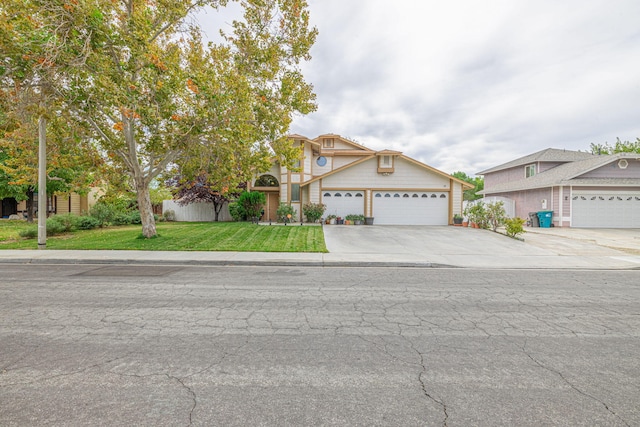 view of front of property with a front yard