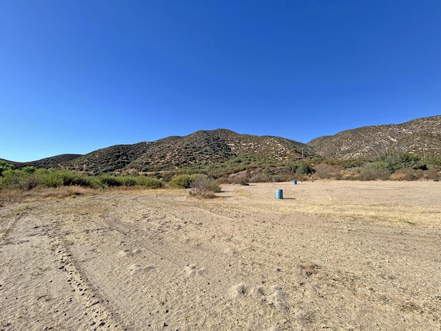 view of mountain feature