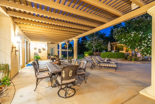 view of patio