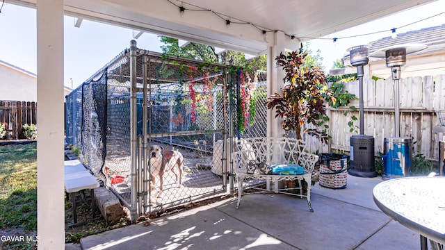 2839 Minford St, Lancaster, CA 93536 - view of patio / terrace with an outbuilding