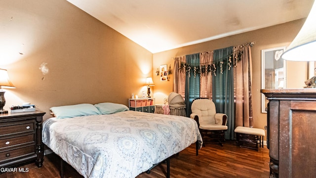 2839 Minford St, Lancaster, CA 93536 - bedroom with wood finished floors and vaulted ceiling