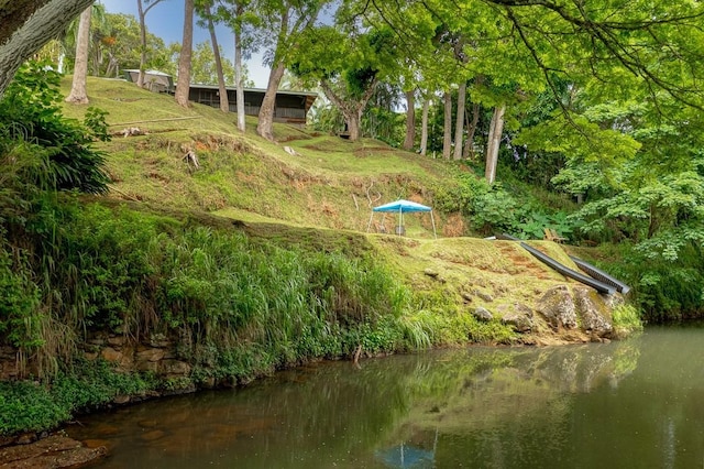 6281 Hauaala Rd Unit 2, Kapaa, HI 96746 - view of yard with a water view