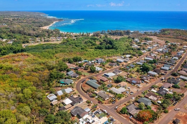 4344 Hakuaina Rd, Anahola, HI 96703 - aerial view of property and surrounding area featuring a nearby body of water and nearby suburban area