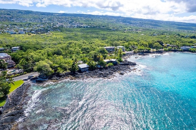 77-6300 Alii Dr, Kailua-Kona, HI 96740 - aerial view of a heavily wooded area and a nearby body of water