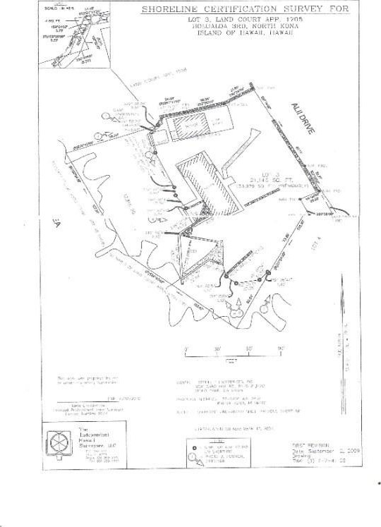 77-6300 Alii Dr, Kailua-Kona, HI 96740 - survey map / technical document