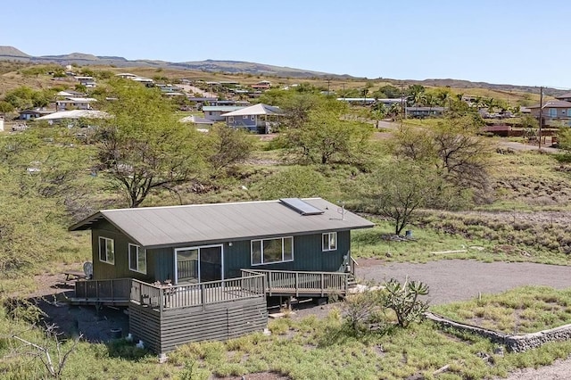 61-4057 Kalooloo Dr, Kapaau, HI 96743 - back of house with a deck with mountain view
