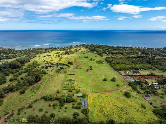 4-4940 Kuhio Hwy Unit A, Anahola, HI 96703 - aerial overview of property's location featuring a nearby body of water