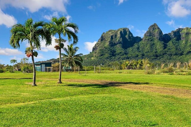 4-4940 Kuhio Hwy Unit A, Anahola, HI 96703 - view of home's community featuring a mountain view