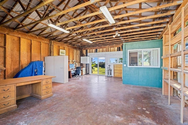 4-4940 Kuhio Hwy Unit A, Anahola, HI 96703 - garage with an office area