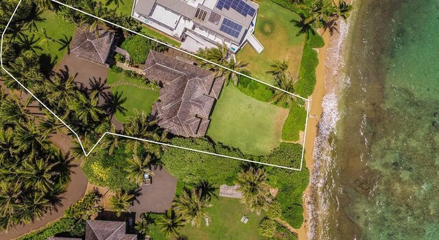 5070 Kukuna Rd, Anahola, HI 96746 - aerial view of property's location featuring property boundaries highlighted