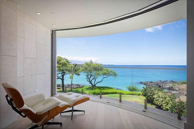 66-84 Kaunaoa Dr Unit C55, Kamuela, HI 96743 - balcony featuring a water view