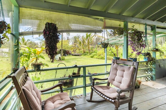 11-3171 Hibiscus St, Mountain View, HI 96771 - view of sunroom / solarium